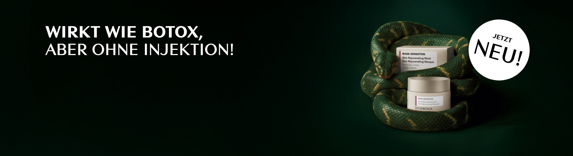 Banner BIODROGA Skin Rejuvenating Maske