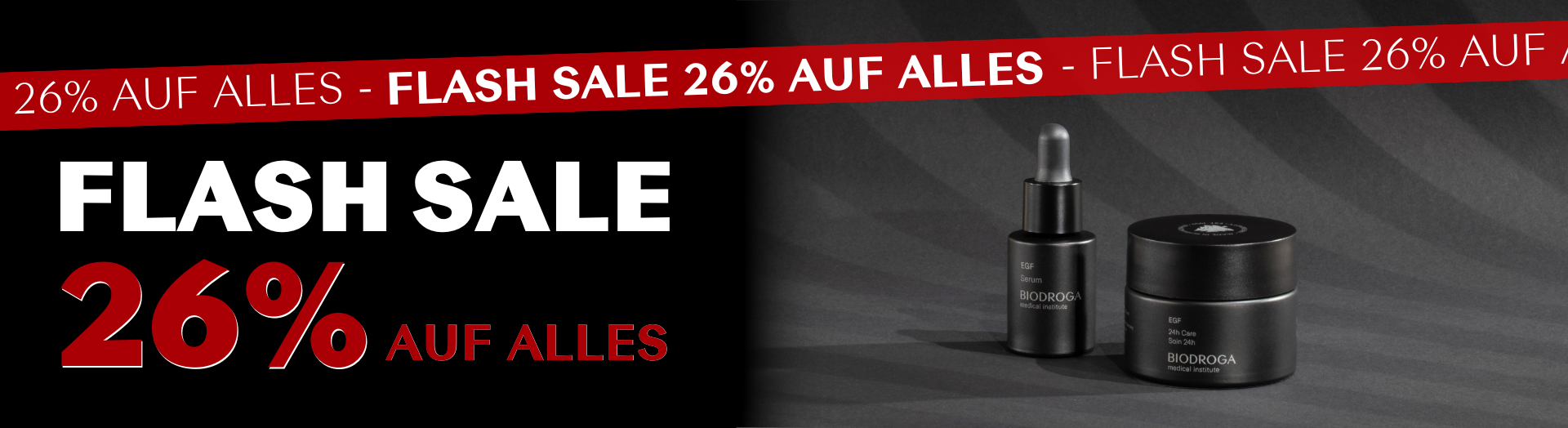 Banner BIODROGA Flash Sale 26%