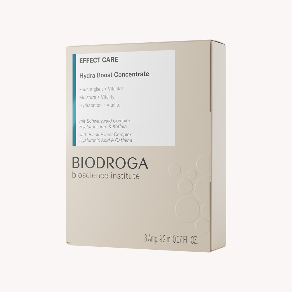 Produktdarstellung BIODROGA Bioscience Institute Effect Care Hydra Boost Ampulle