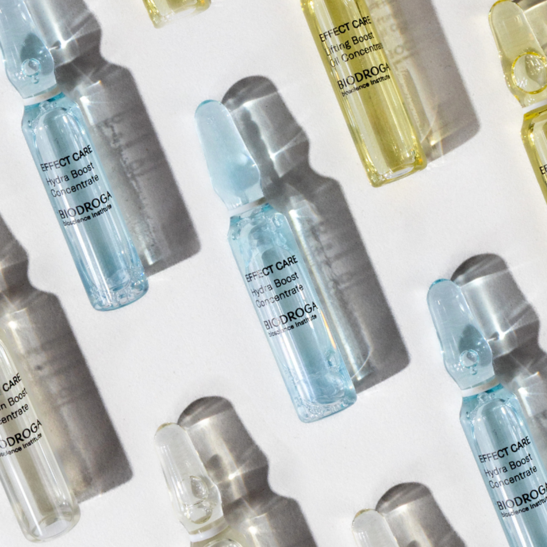 Grafisches Gestaltungselement BIODROGA Effect Care Hydra Boost Ampulle