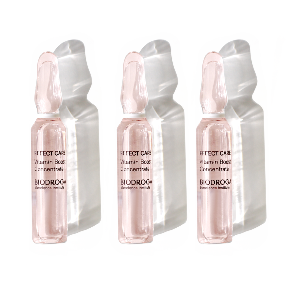 Grafisches Gestaltungselement BIODROGA Effect Care Vitamin Boost Ampulle