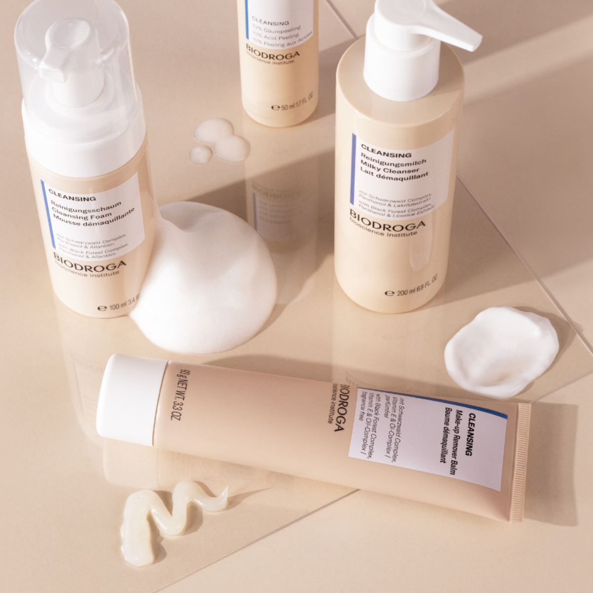 Grafisches Gestaltungselement BIODROGA Cleansing Make-Up Remover Balm