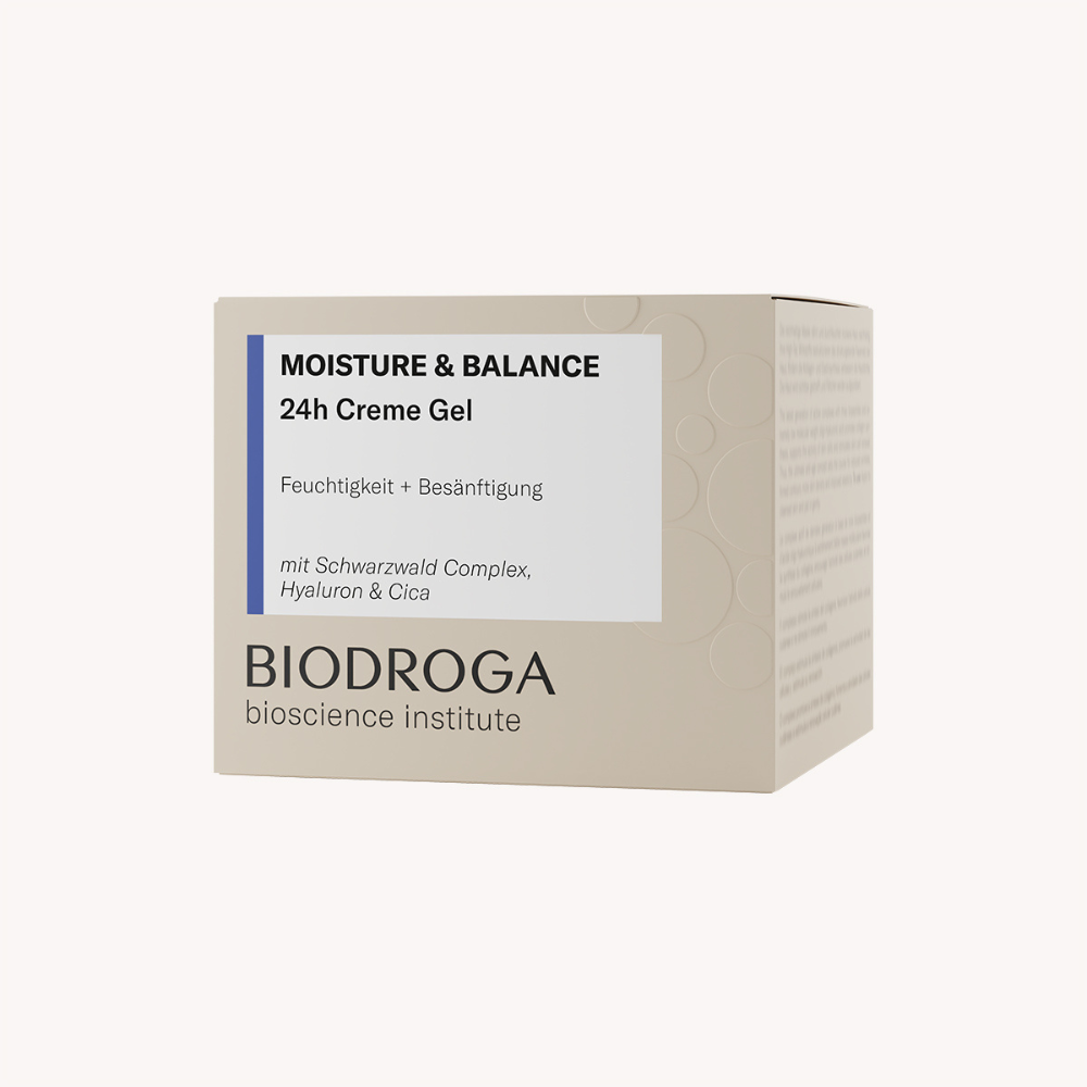 Produktdarstellung BIODROGA Bioscience Institute Moisture Balance 24h Creme Gel