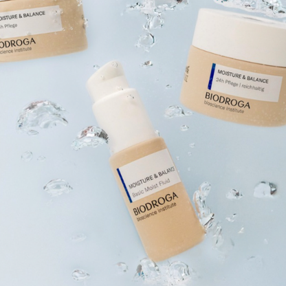 Grafisches Gestaltungselement BIODROGA Moisture &amp; Balance Basic Moist Fluid